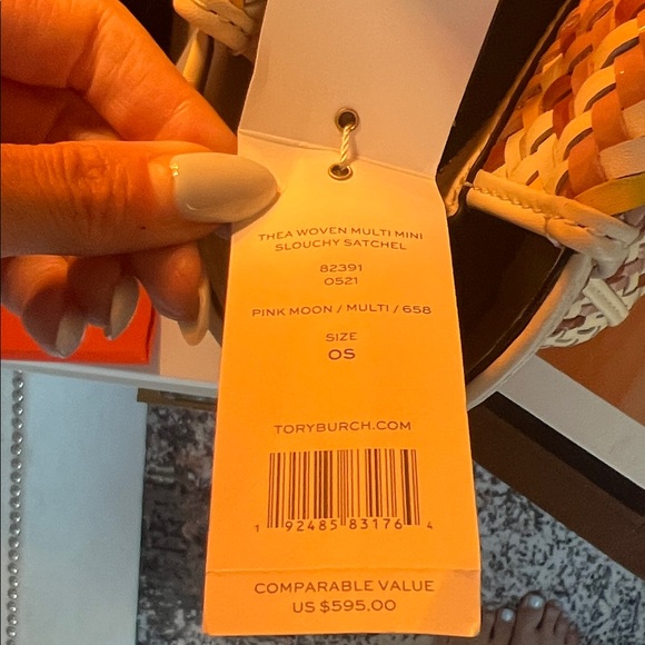 Tory Burch Multicolor Woven Tote - Picture 2 of 4